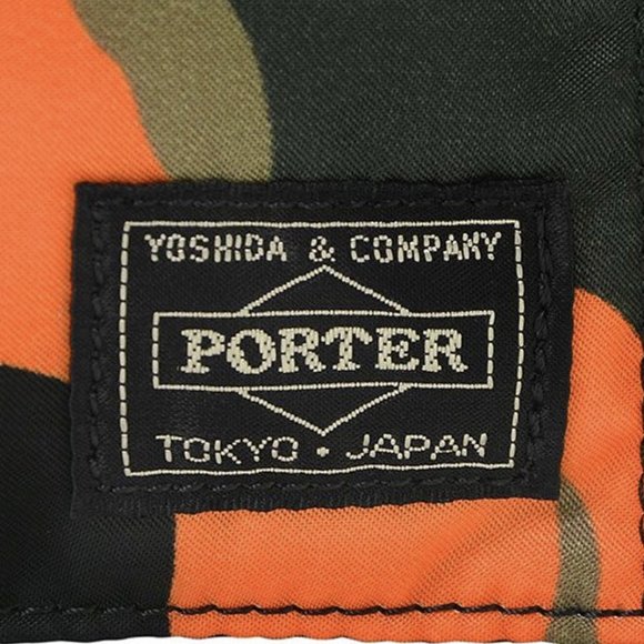 Porter Yoshida Shoulder Bag Camouflage Orange (Brand New) - Picture 9 of 16